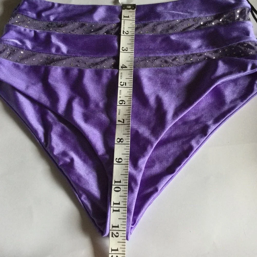 Lovers & Friends Magical Dreams Bikini Bottom Swimwear Womens Purple Medium NWT - Picture 9 of 9